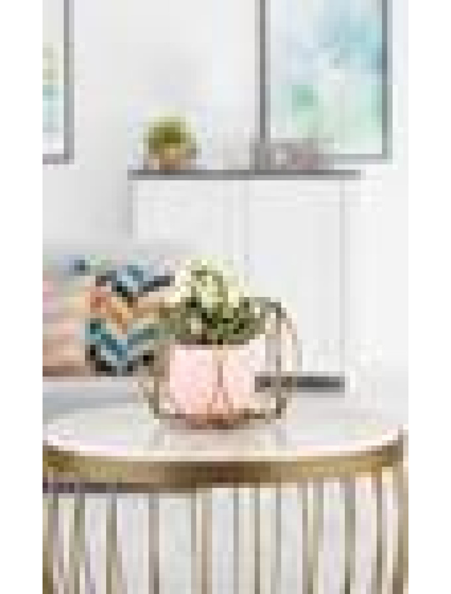 * Ghiveci cu flori+suport AQUA NO:03 h35 roz Begusa