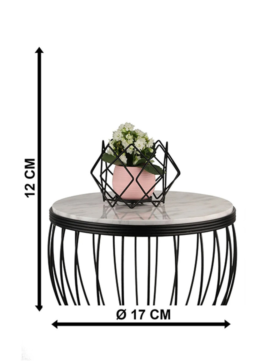 * Ghiveci cu flori+suport AQUA NO:04 h35 negru Begusa