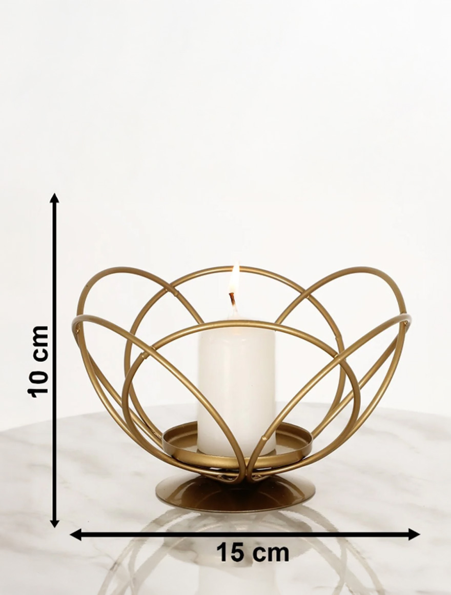 * Suport lumânare AQUA NO:01 h23 vintage Begusa