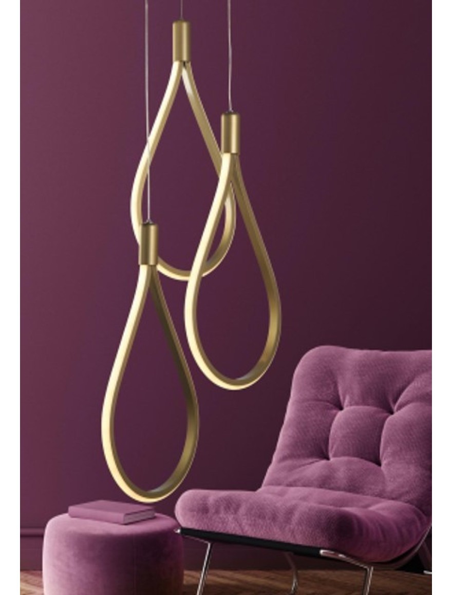 * Lustră LED TREND 3x24W 4000K antique Begusa