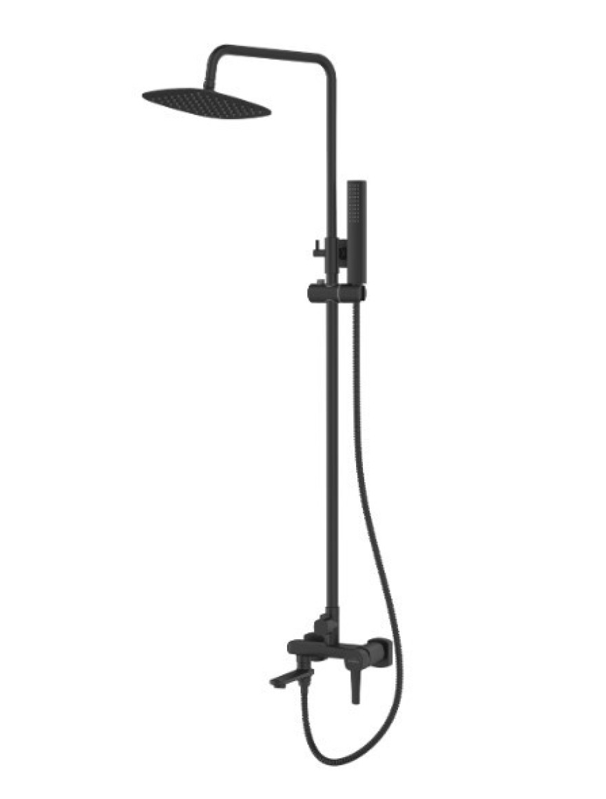 Coloană cadă/duș  INVENA TREND,Black