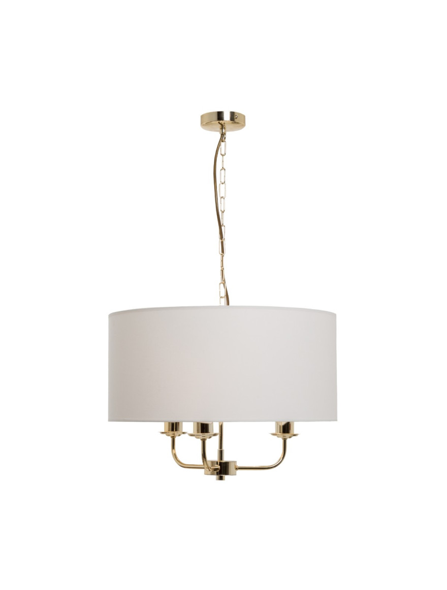 Lustra ROCCO 6231Z-H06 3xE27 max 40W white gold ZUMALINE