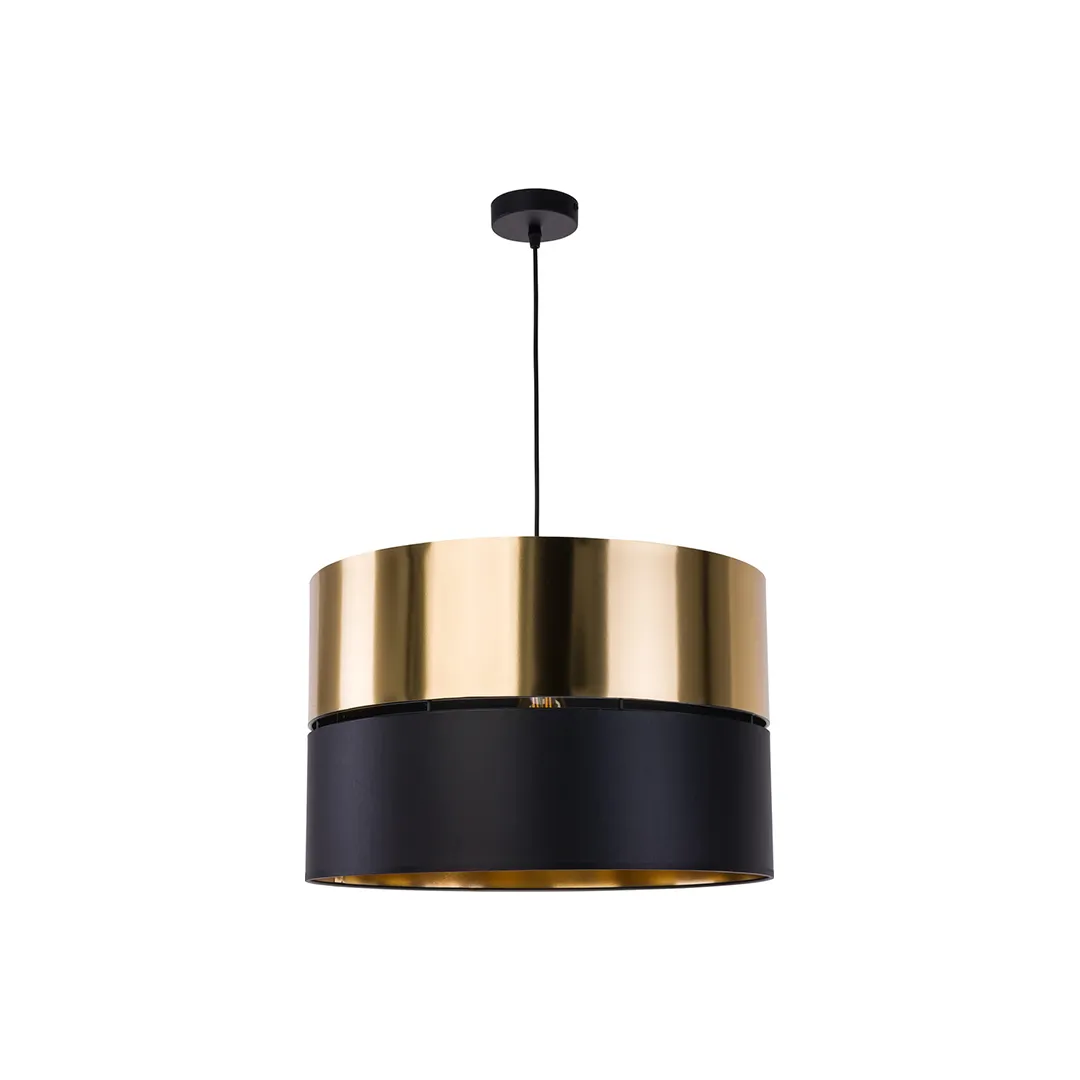 Люстра HILTON 1xE27 макс 60Вт черный+золото TK-LIGHT