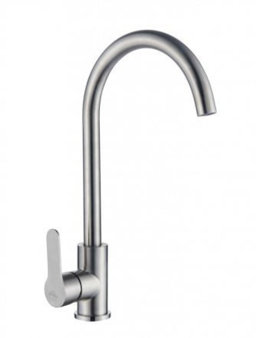 Baterie bucătărie p/u chiuvetă IRON, inox BZ-53-L23-L INVENA