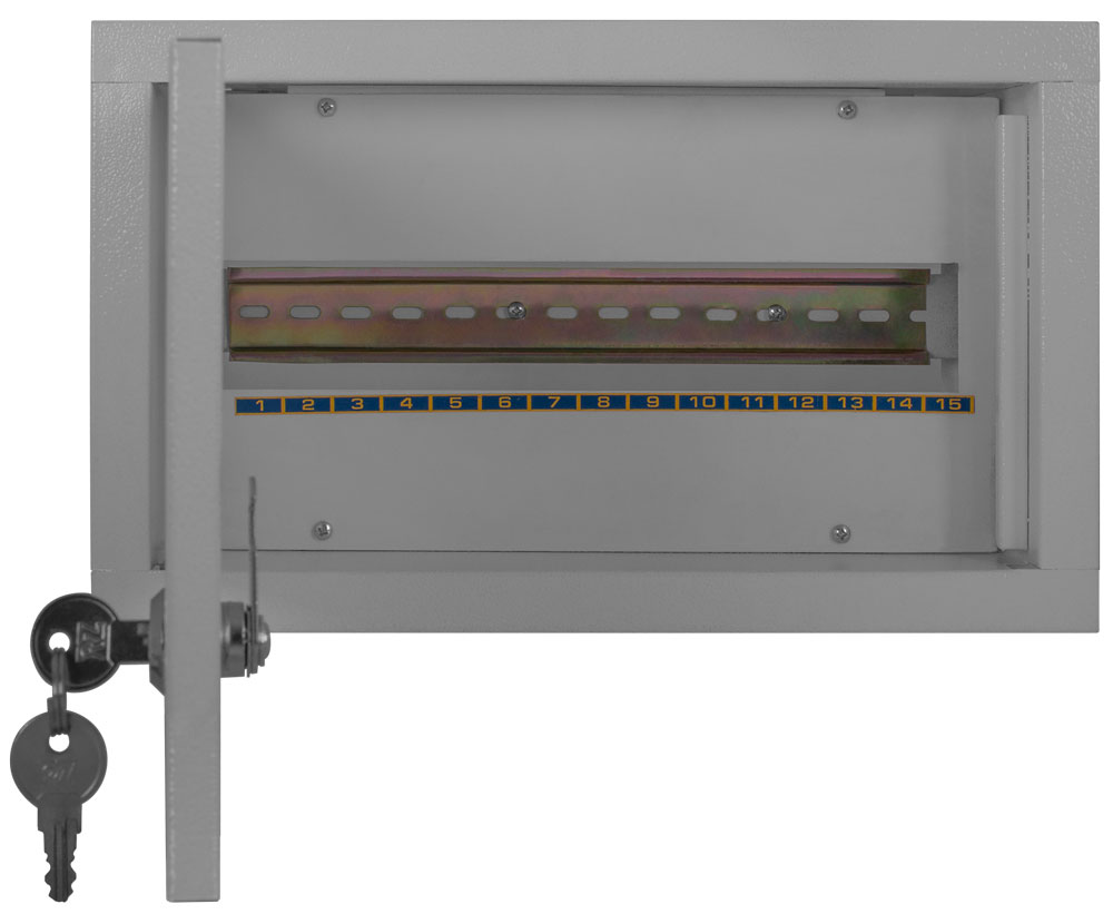 Tablou electric metal e.mbox.stand.w.15.z, (165х303х100) încorporat, lăcată