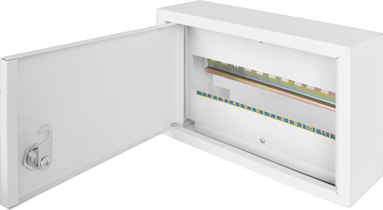 Металлический электрический щит e.mbox.stand.n.12.z, (165х275х100) внешний, с замком