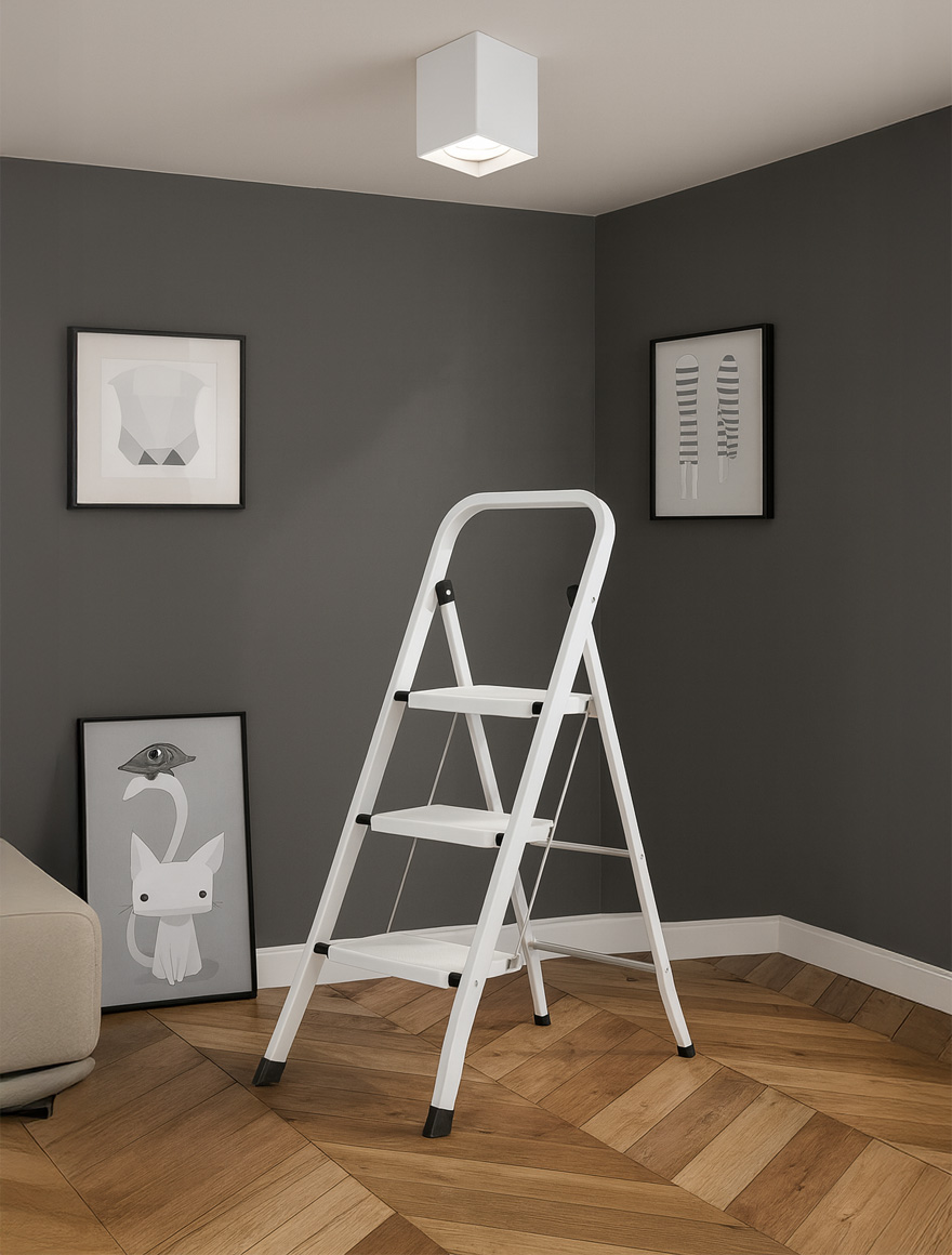 Scară platformă 3 trepte G110L03W 9373 FACTOTUM