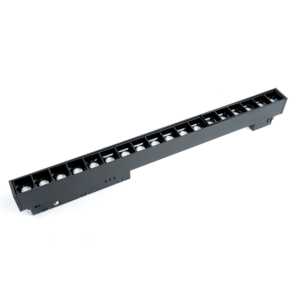 Трековый магнитный LED прожектор 24W, 4000K, 48V, черный 1800lm FERON MGN300
