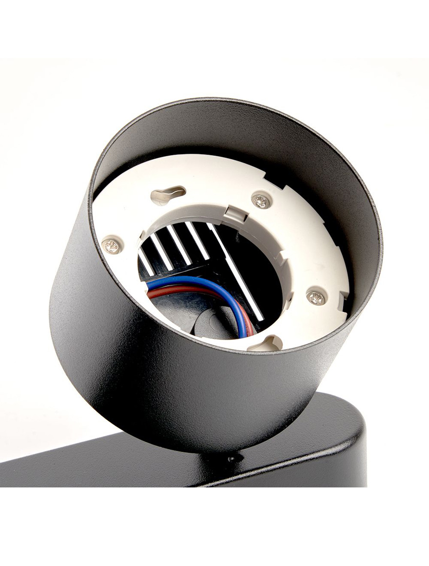 FN ML212, GX53, двойной стационарный спот, 220V, чёрный