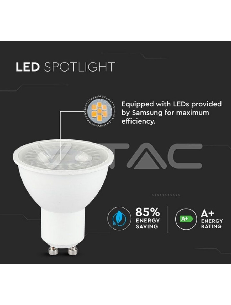 Bec LED GU10 10W 6400K 1000lm V-TAC