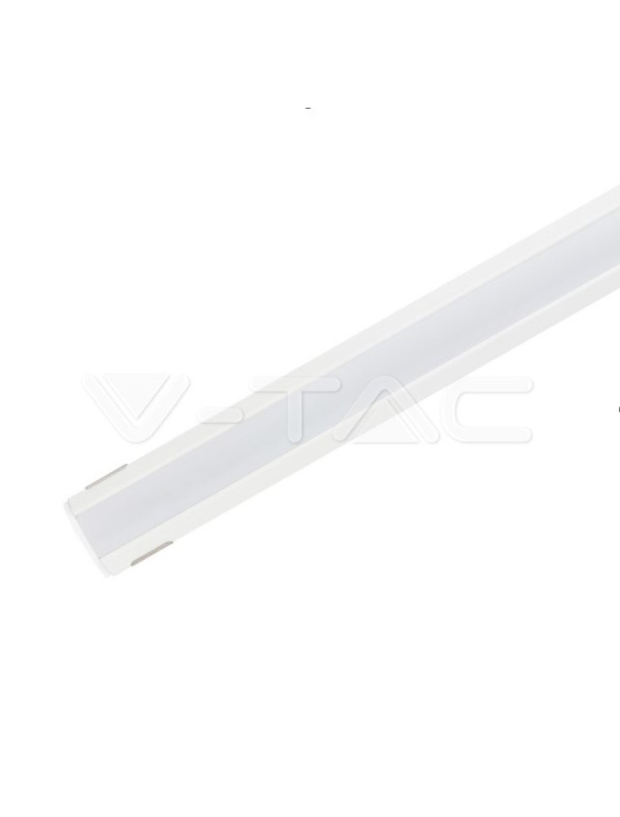 Profil bandă LED cu dispersor 19x19mm 2M alb V-TAC