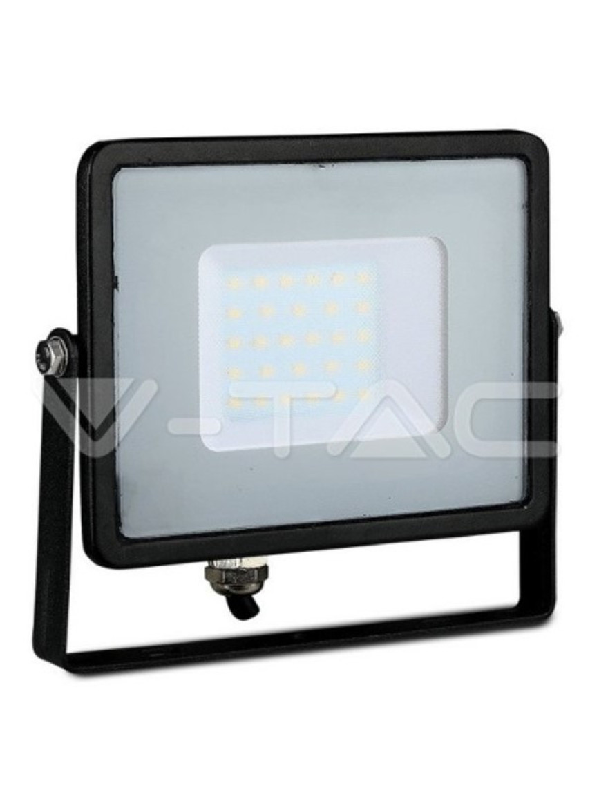 * Proiector LED 30W 6400K 2400lm IP65 negru V-TAC