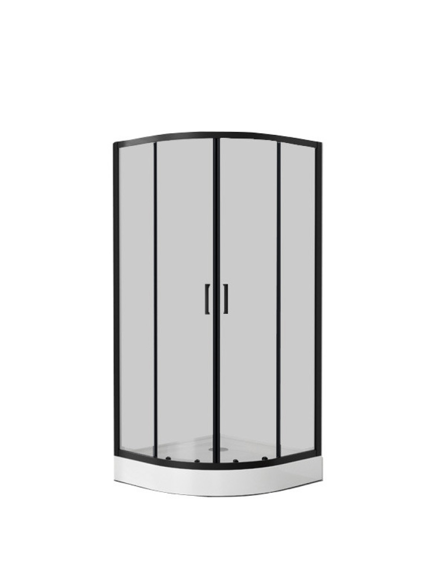 111416 Cabină duș BS1001/100B 100x100x195 cadă H14cm