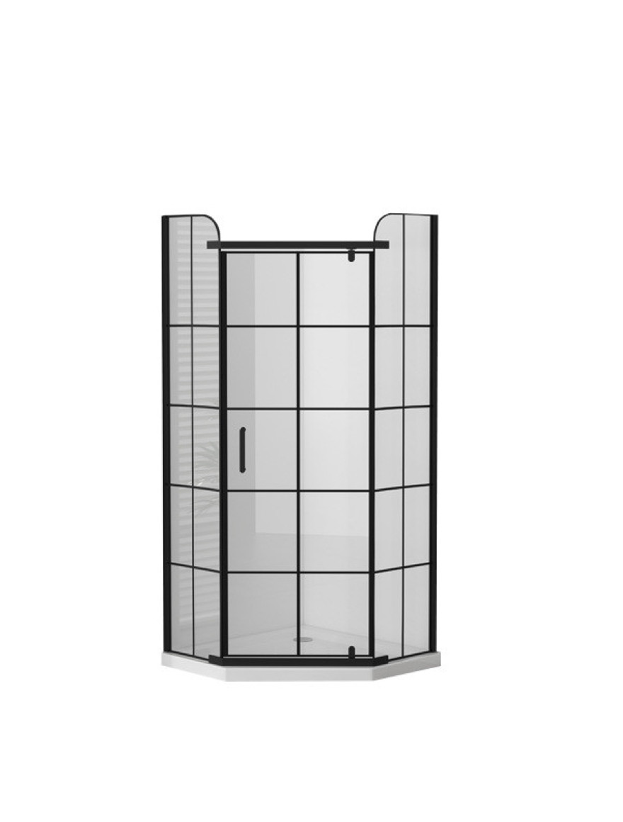 111402 Cabină duș BS3081/100B Check 100x100x205