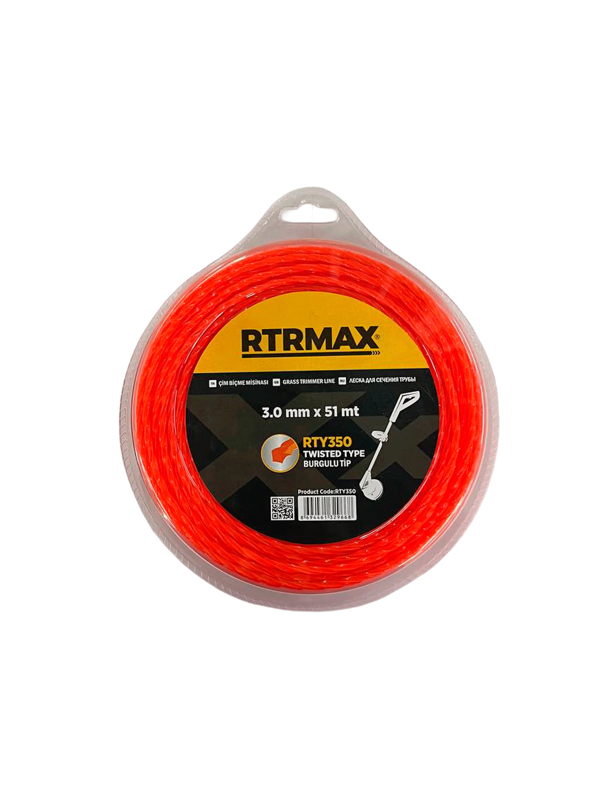 Fir motocoasa patrat Sucit 3,0mmX51m RTRMAX RTY350