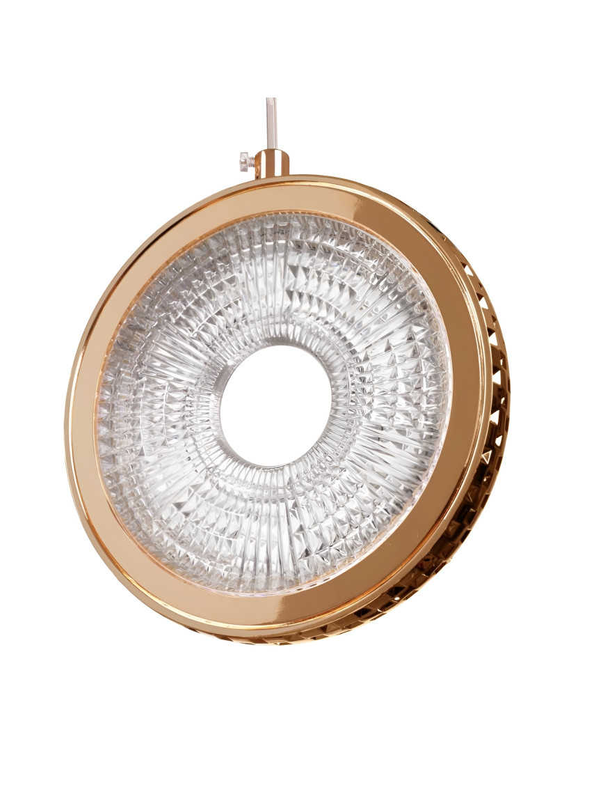 Suspensie LED JH-965 D15cm,8W,Metal+Acryl,Gold Luminaled