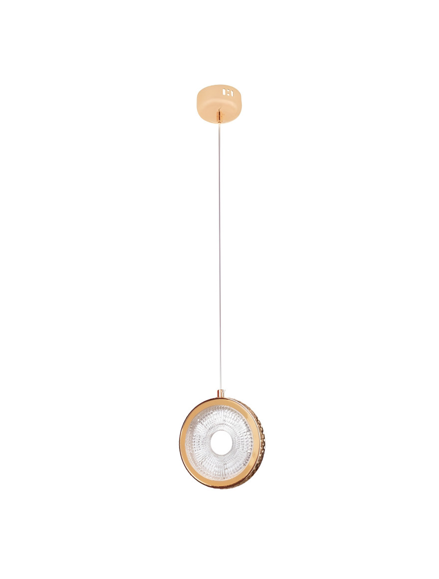 Suspensie LED JH-965 D15cm,8W,Metal+Acryl,Gold Luminaled