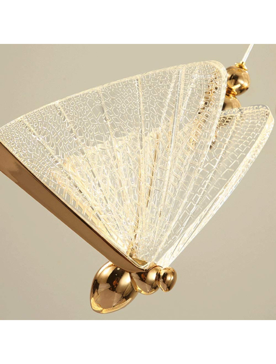 Suspensie LED JH-968 D17x14xH2m,5W,Metal+Acryl,Gold Luminaled