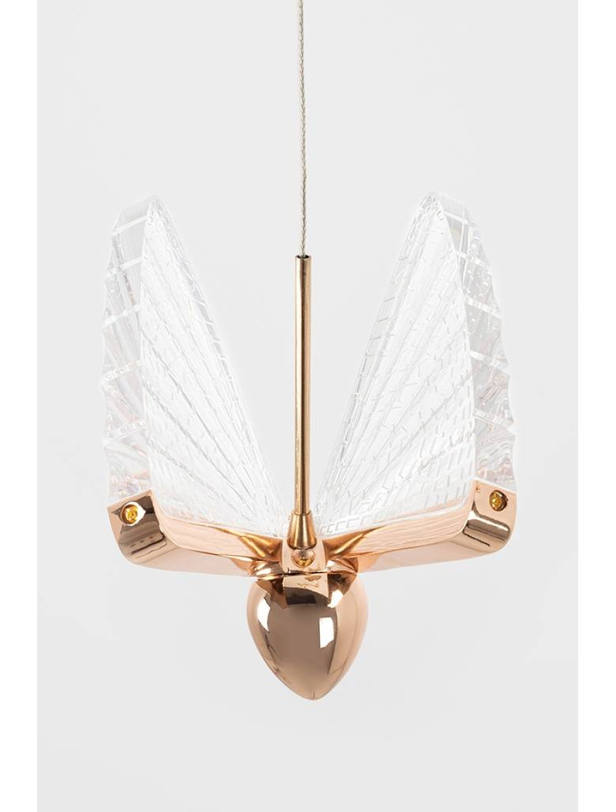 Suspensie LED JH-968 D17x14xH2m,5W,Metal+Acryl,Gold Luminaled