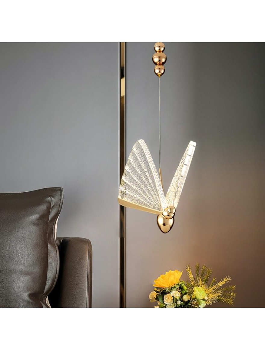 Suspensie LED JH-968 D17x14xH2m,5W,Metal+Acryl,Gold Luminaled