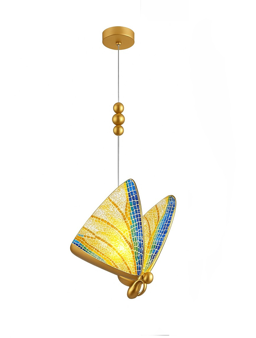 Suspensie LED JH-969 D17x14xH2m,5W,Metal+Acryl,Gold Luminaled