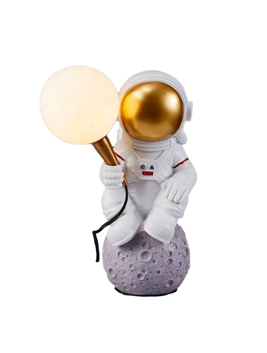 Lampă de masă LED JH-977 D20xH37cm,PLA+Resin,White LuminaLED