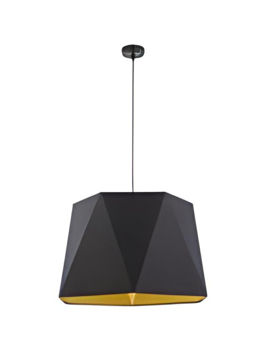 Lustră IVO 1xE27 max 60W black TK-LIGHT