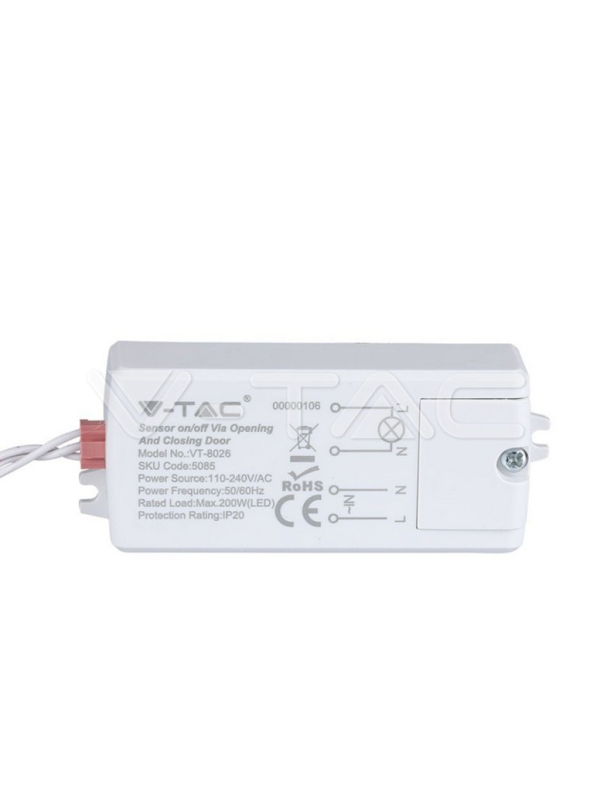 Sensor deschidere ușă 30° 5-6cm max200W 240V V-TAC
