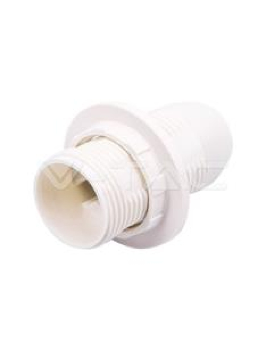 * Dulie termoplastic cu inel E14 2A 250V alb V-TAC