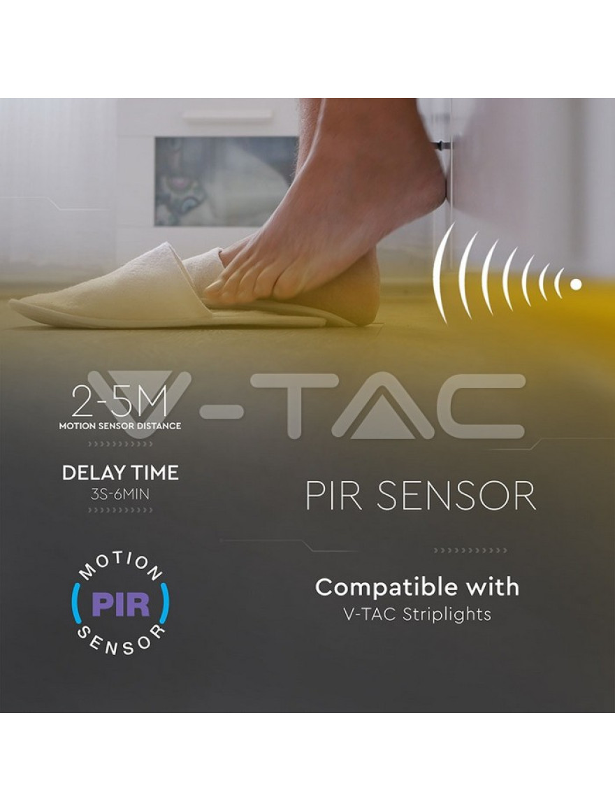 * Senzor pentru bandă LED 2 max.5m 12V alb V-TAC