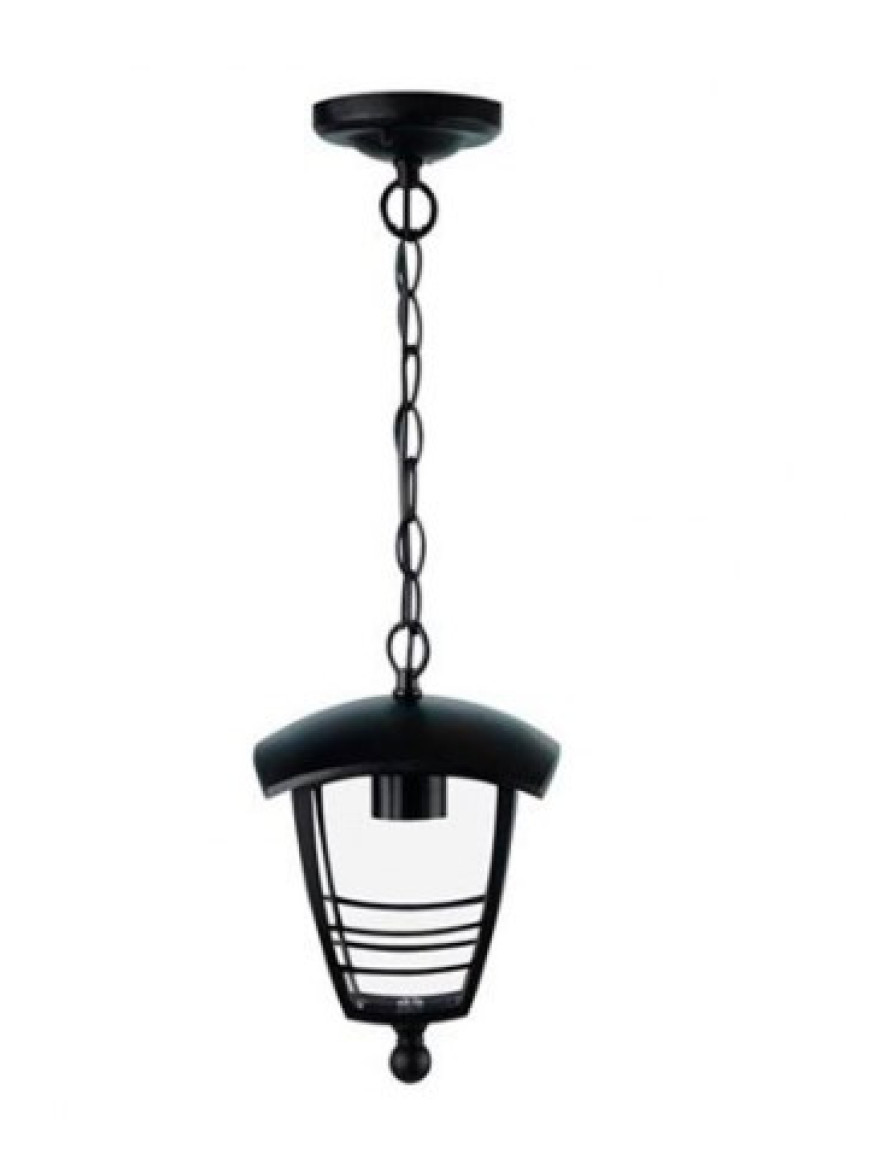 * Felinar de grădină Horoz NAR-2 60W E27 260x170x800mm  220-240V IP44 negru