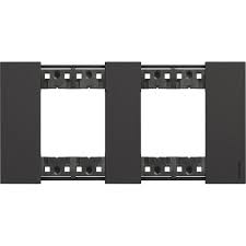 Рамка 2x2 поста, черная (Living NOW)