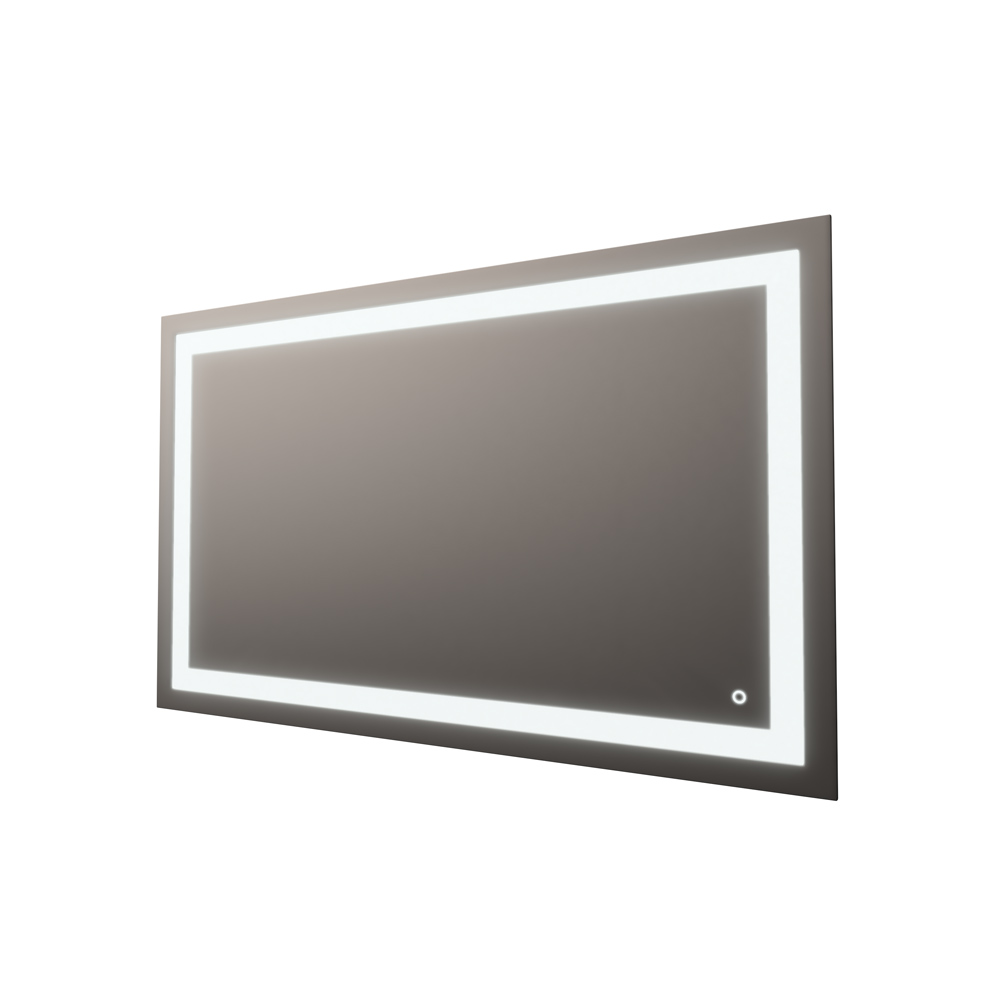 Светодиодное зеркало LD-1014 QUEEN, 1200×600 мм (с функцией антизапотевания и сенсорным управлением), ROKO