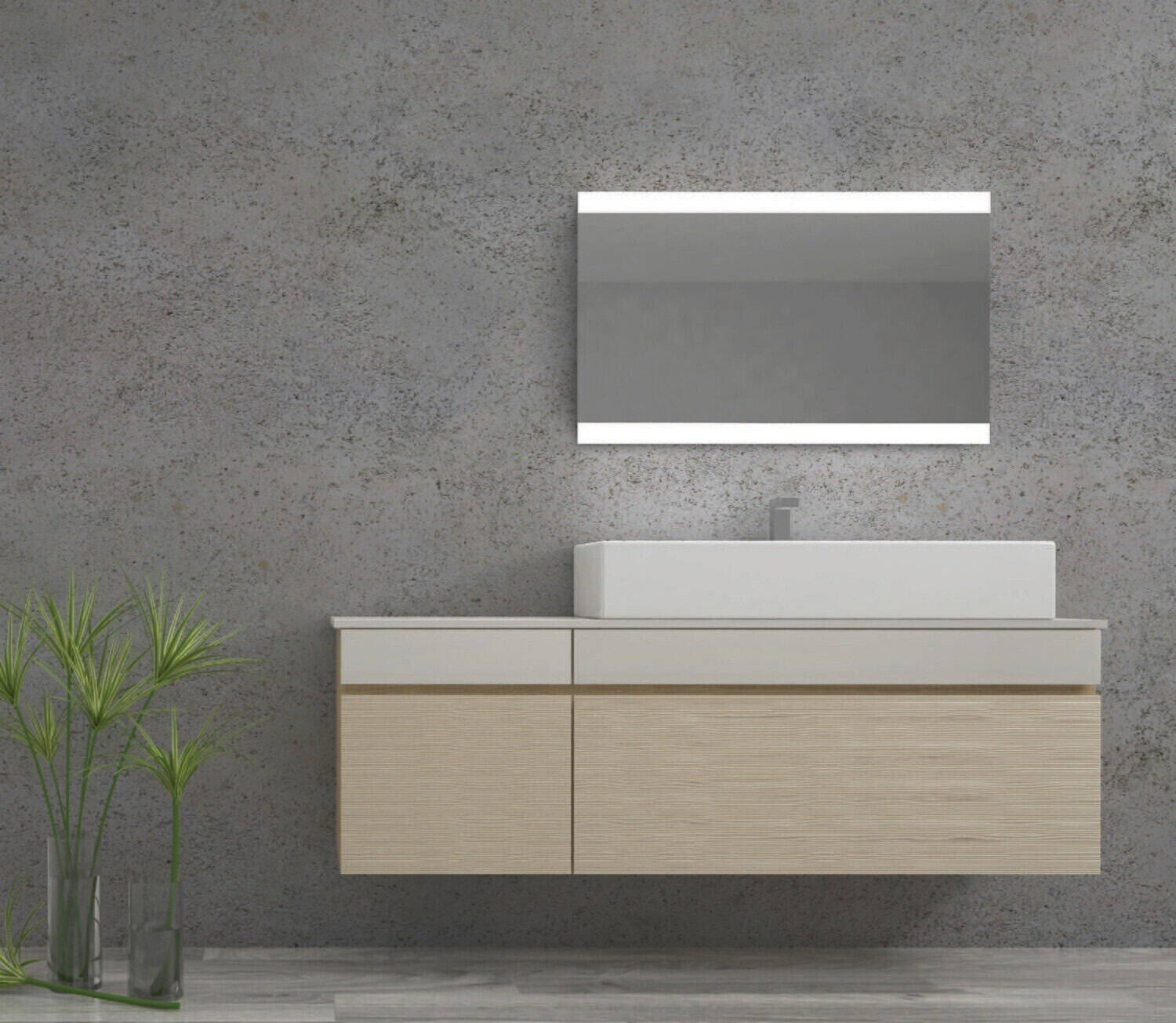 Oglindă LED MONO LD-1034 1200x600mm (anti aburi+touch) ROKO