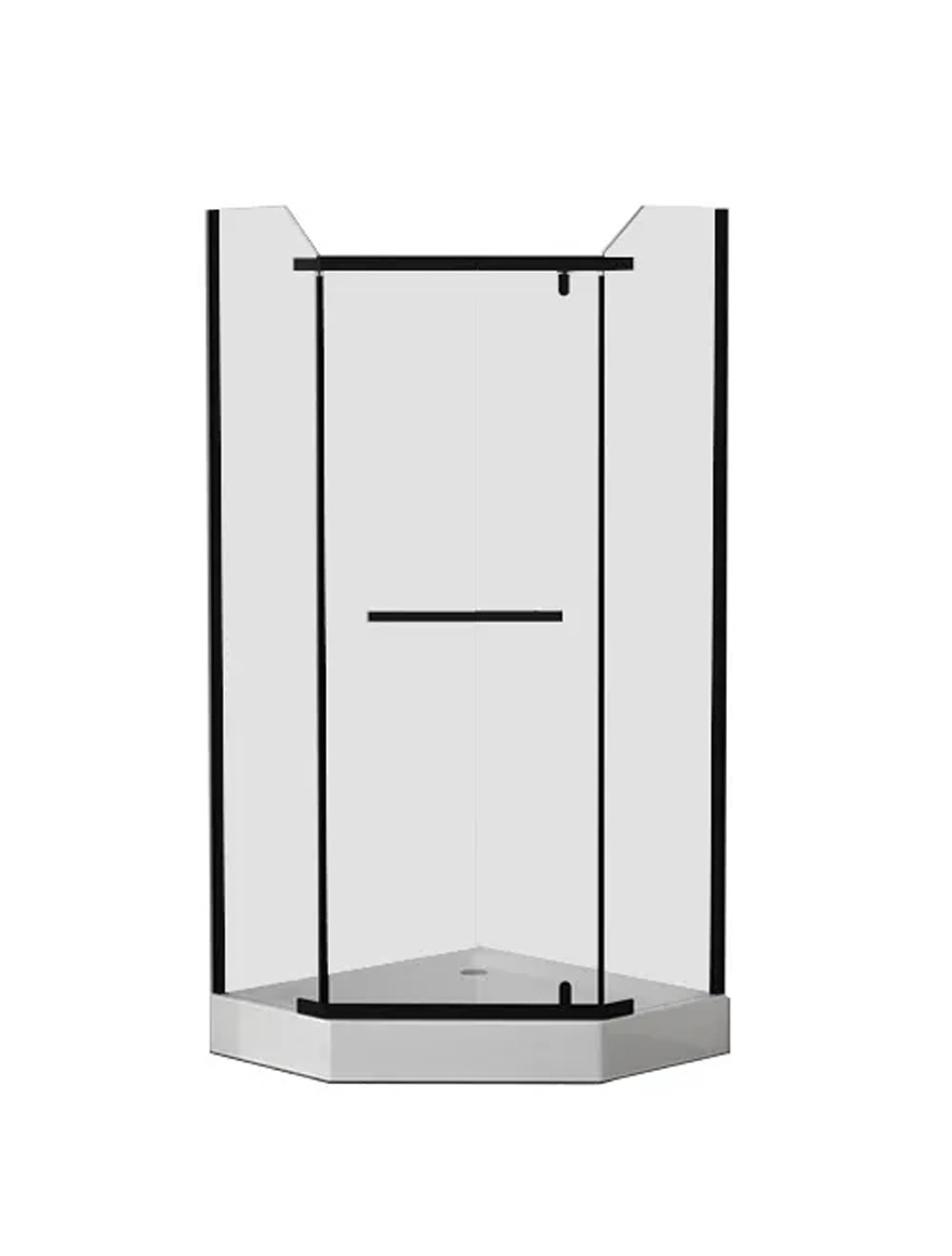 111406 Cabină duș BS1036/100B 100x100x205 cadă H14cm