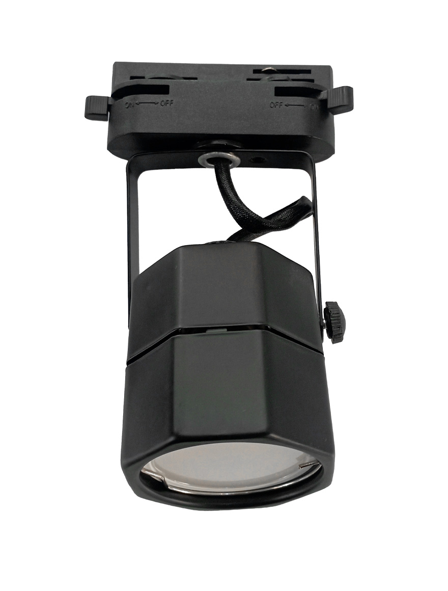 Черный трековый проектор AL192, 1xGU10, 220 В FERON