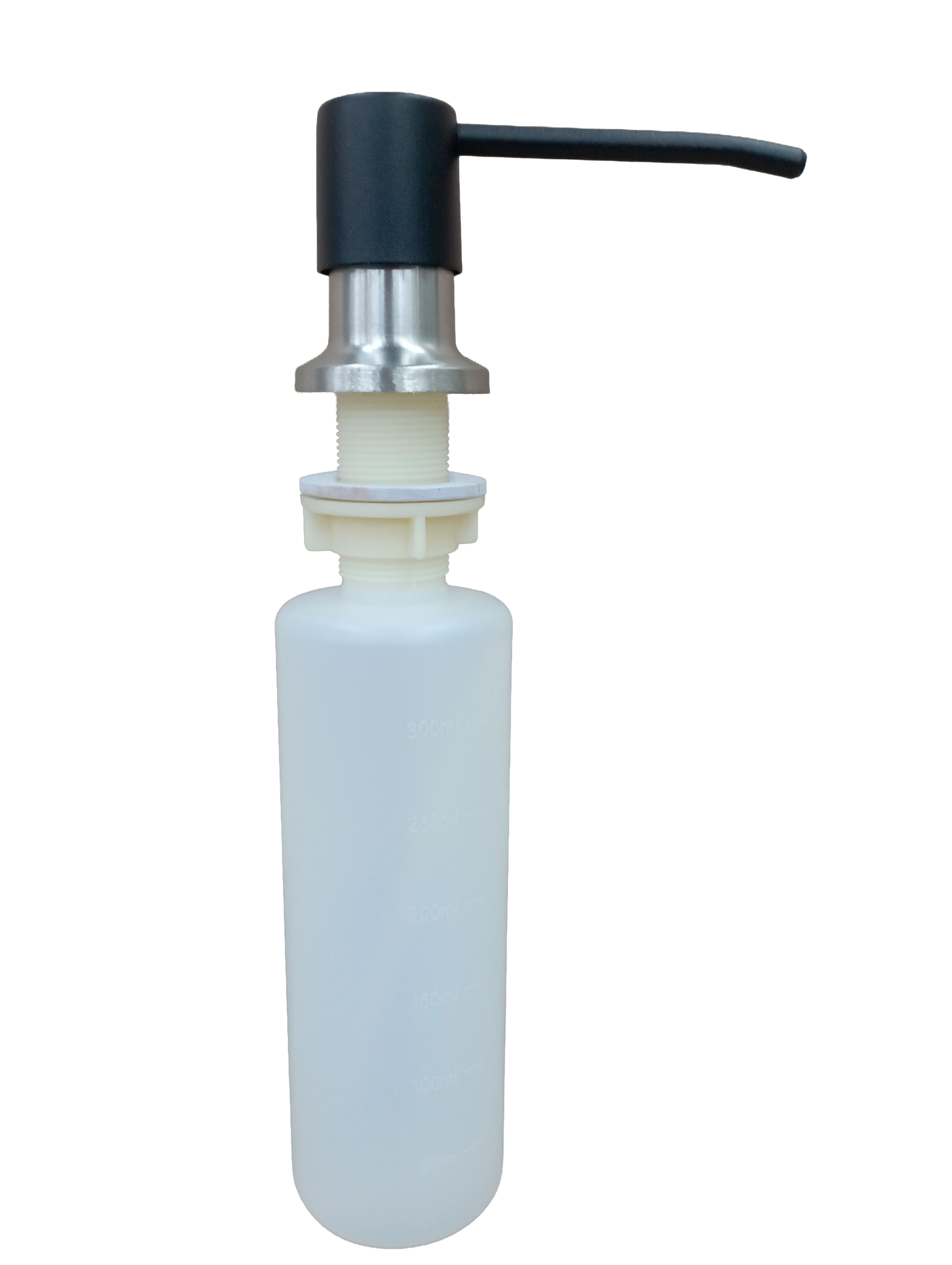 Встроенный дозатор жидкого мыла S02 черный