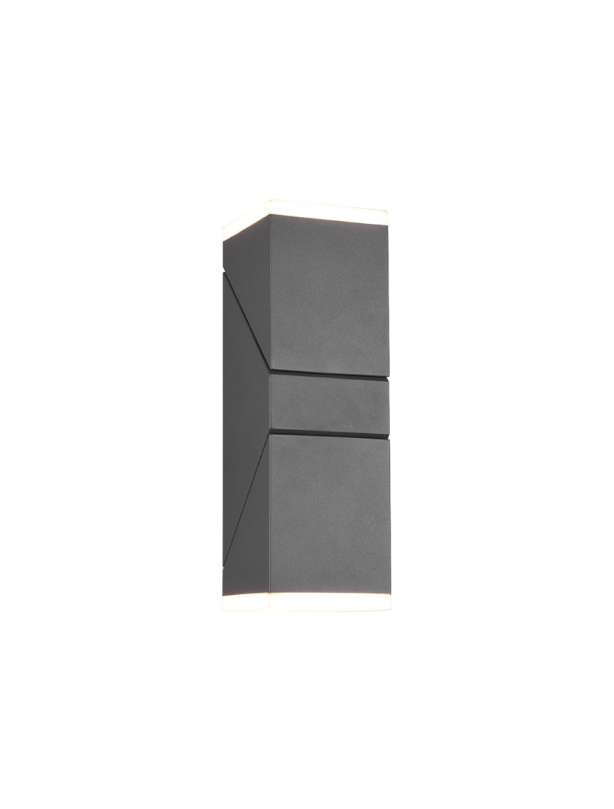 Aplică LED 2*SMD 7W 2*800LM 3000K 230V IP54 antracit AVON TRIO