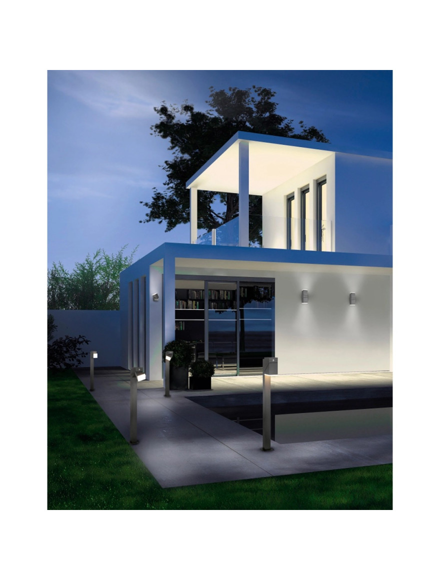 Aplică LED 2*SMD 7W 2*800LM 3000K 230V IP54 antracit AVON TRIO