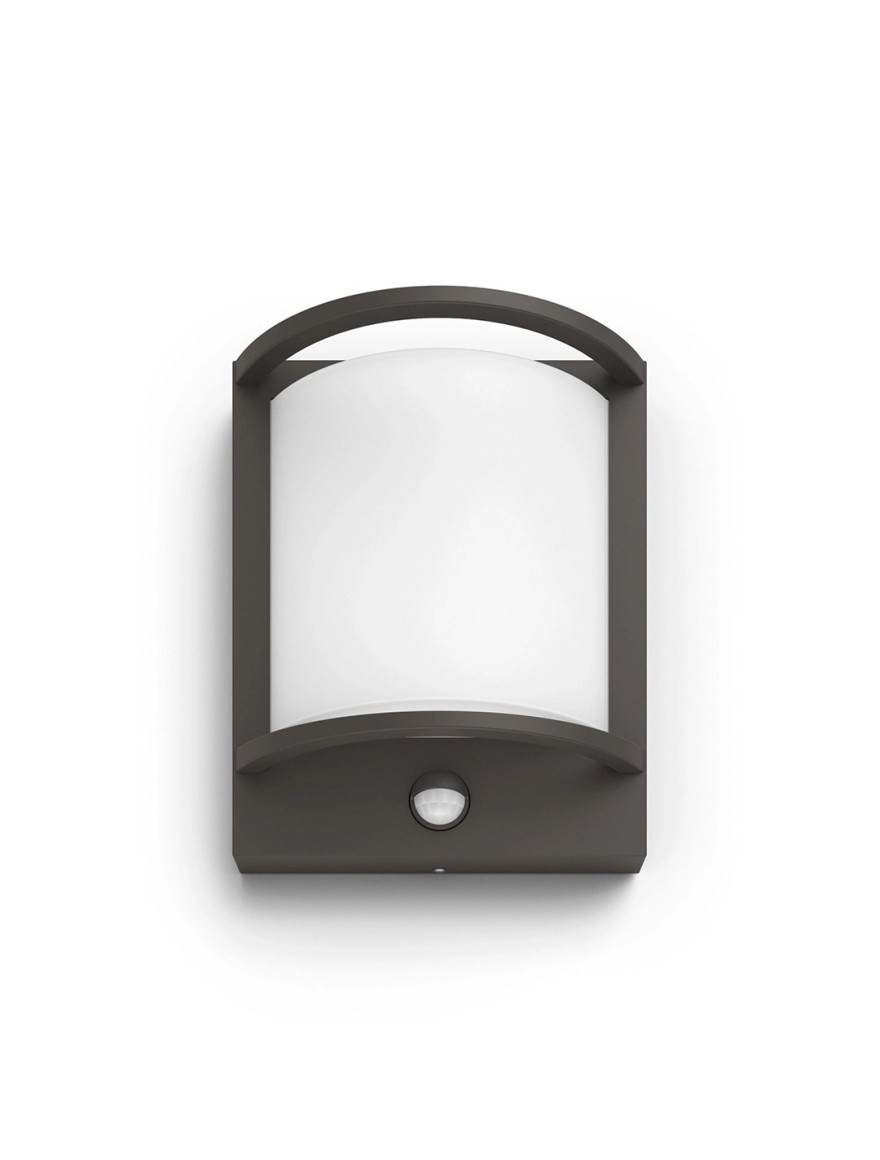 Aplică 12W 2700K 1200Lm 220V IP44 antracit SAMONDRA IR PHILIPS