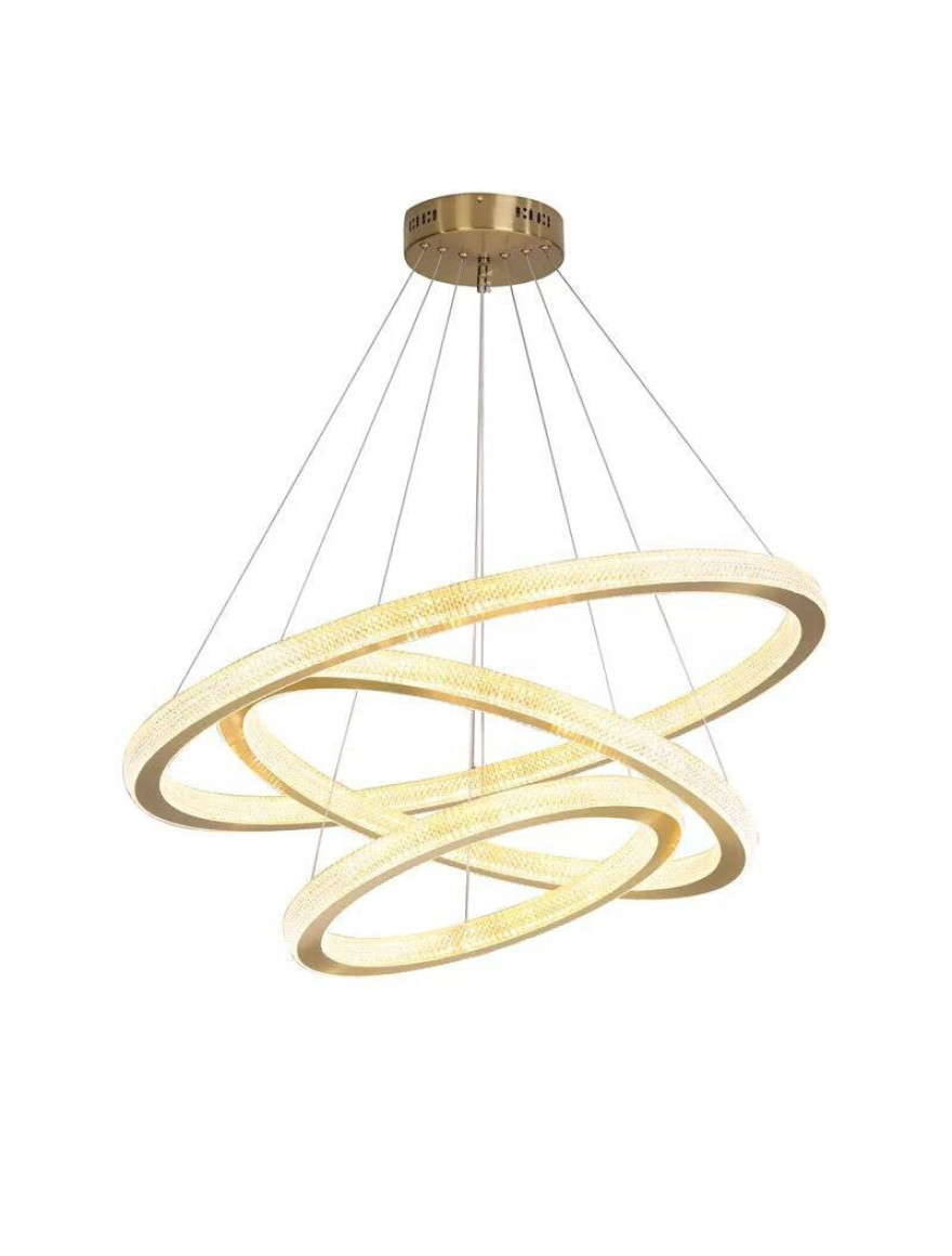 Lustra LED JH-903 D45+65+85+108 93W gold LuminaLED