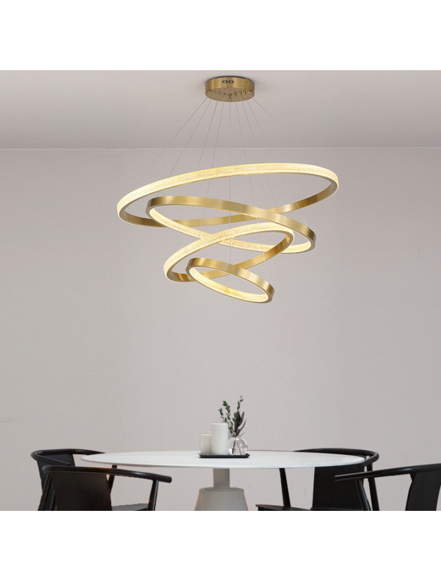 Lustra LED JH-903 D45+65+85+108 93W gold LuminaLED