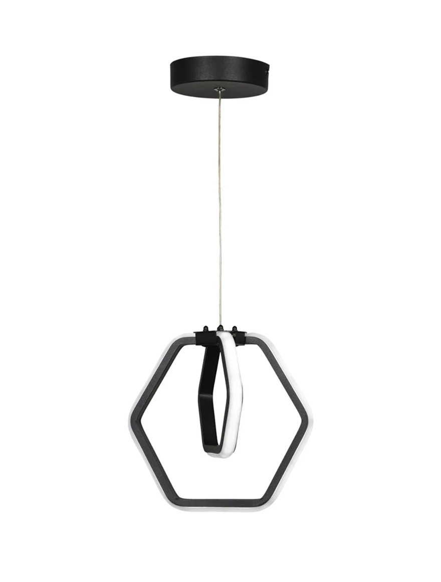 Lustră LED ALENA 1x24W 4000K Black Begusa