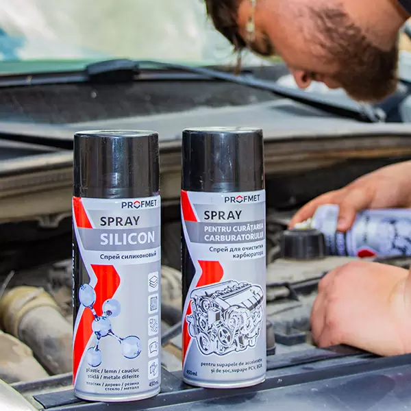 747201 Силиконовый аэрозоль 450 мл Profmet