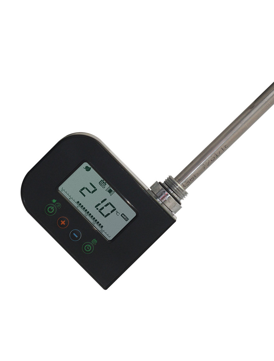 Электрическая сушилка для полотенец 500x1200 500 Вт черная Warma Flat