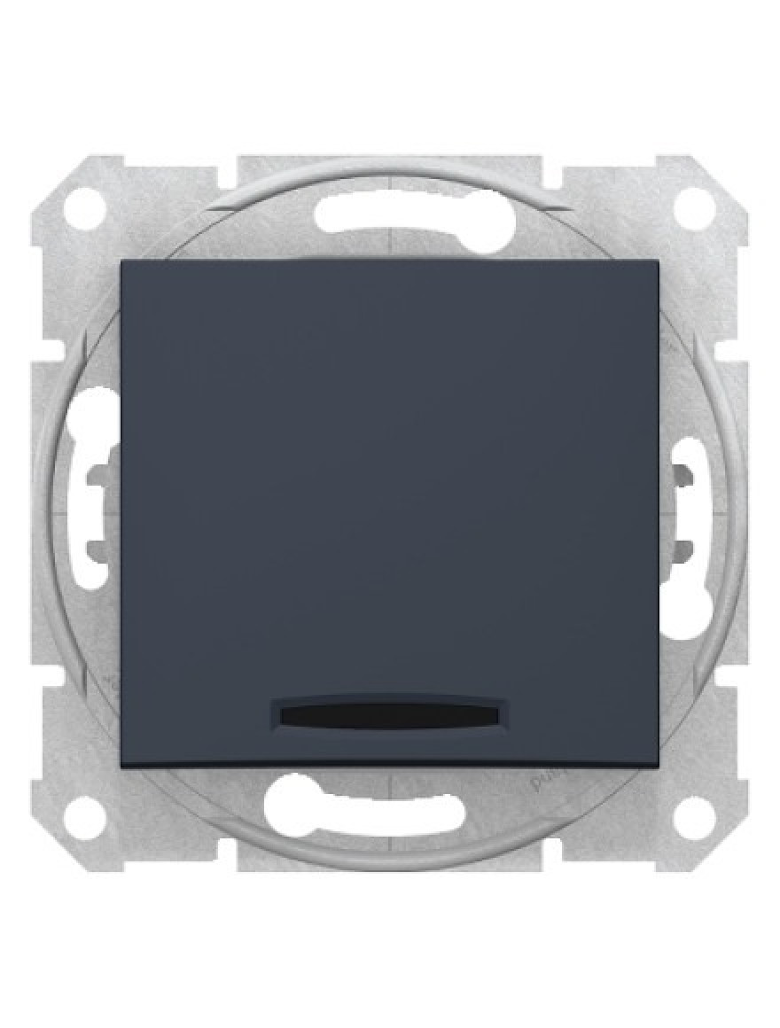 * Întrerupător unit. inter. cu indic 10A 250V SEDNA grafit SCHNEIDER