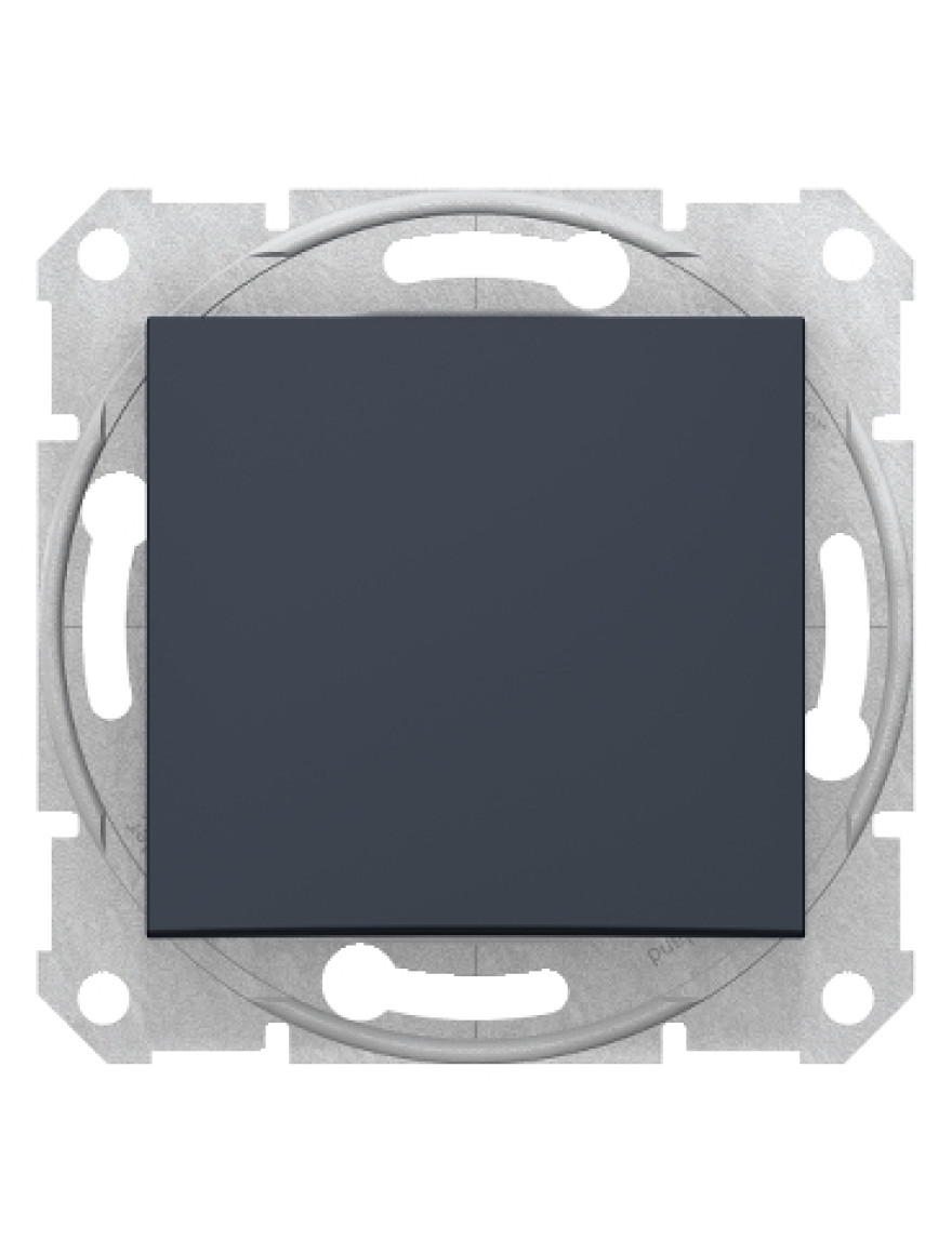 * Întrerupător unit. inter. cu revenireE 10A 250V SEDNA grafit SCHNEIDER