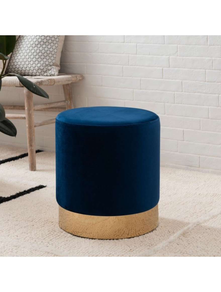 Scaun Puf p/u coffetable 2-7 albastru