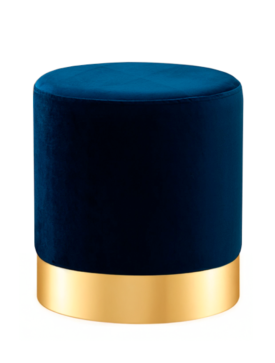 Scaun Puf p/u coffetable 2-7 albastru