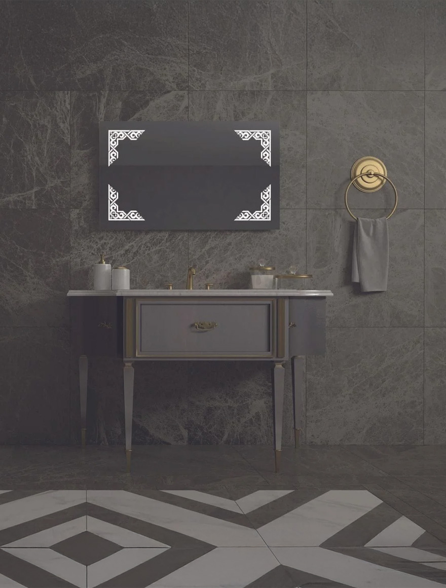 Oglindă LED GALA LD-1092 800x600mm (anti aburi+touch) ROKO